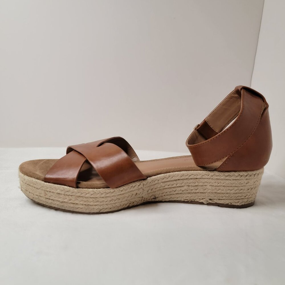 Michael Shannon Sylvie Espadrilles Platform Ankle Strap Wedges Sandals size 9.5 - Picture 7 of 11